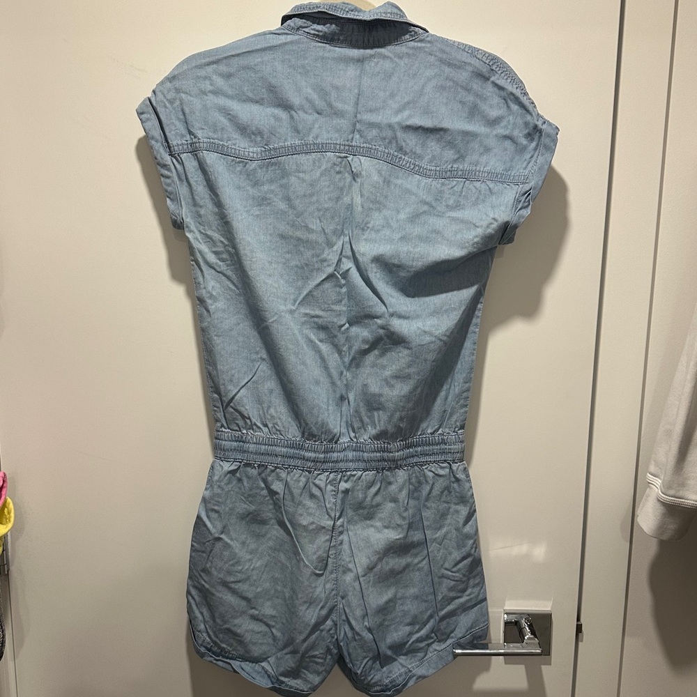 DENIM ROMPER - Picture 2 of 2